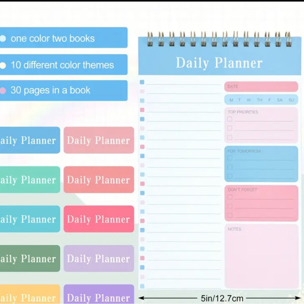 20 Colorful Daily Planners